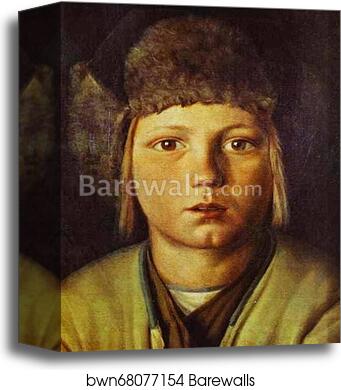 Portrait of a Peasant Boy by Grigoriy Soroka, Canvas Print Portrait of a Peasant Boy by Grigoriy Soroka, Canvas Print