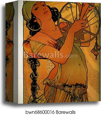 L'Estampe Moderne Salomé by Alphonse Mucha, Canvas Print