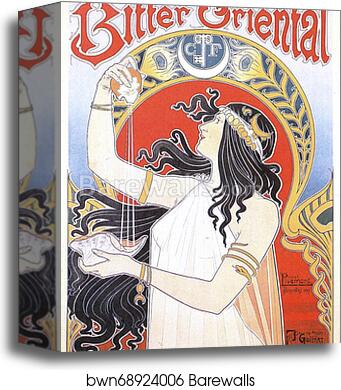 Bitter Oriental by Henri Privat-Livemont, Canvas Print