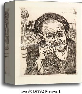 Dr. Gachet by Vincent Van Gogh, Canvas Print