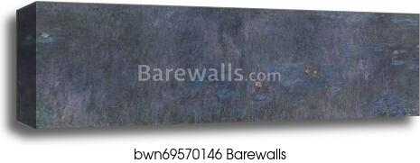 The Water Lilies - Tree Reflections by Claude Monet, Canvas Print