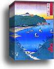 Bay at Kominato in Awa Province by Utagawa Hiroshige, Canvas Print
