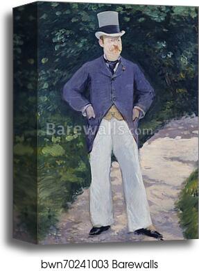 Portrait of Monsieur Brun by Édouard Manet, Canvas Print