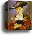 Portrait of Susanne Fourment ("Le Chapeau de paille") by Peter Paul Rubens, Canvas Print