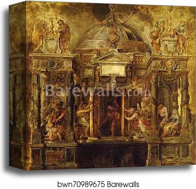 Temple of Janus by Peter Paul Rubens, Canvas Print