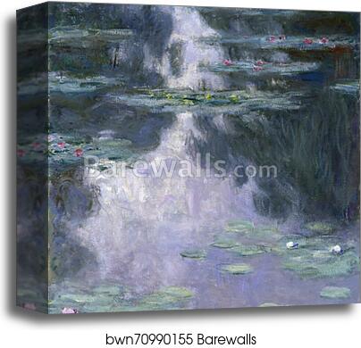 Water Lilies (Nymphéas) by Claude Monet, Canvas Print