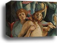 Deposition of Christ. Detail by Jacopo Carrucci, Known As Pontormo, Canvas Print