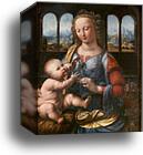 Madonna of the Carnation by Leonardo Da Vinci, Canvas Print