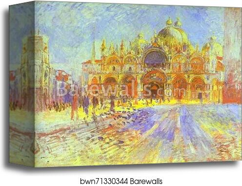 St. Mark's Square, Venice by Pierre-Auguste Renoir, Canvas Print St. Mark's Square, Venice by Pierre-Auguste Renoir, Canvas Print