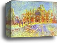 St. Mark's Square, Venice by Pierre-Auguste Renoir, Canvas Print