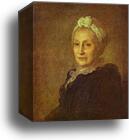 Portrait of Anna Yuryevna Kvashnina-Samarina by Fedor Rokotov, Canvas Print