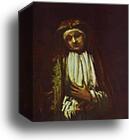 Portrait of an Old Woman by Rembrandt Harmenszoon Van Rijn, Canvas Print