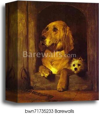 Dignity and Impudence by Sir Edwin Landseer, Canvas Print Dignity and Impudence by Sir Edwin Landseer, Canvas Print