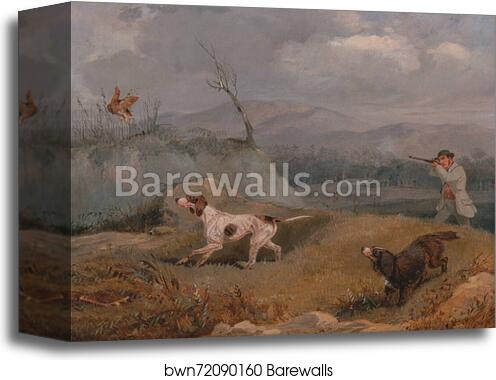 Grouse Shooting by Henry Thomas Alken, Canvas Print