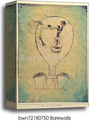 The Beginnings of a Smile by Paul Klee, Canvas Print