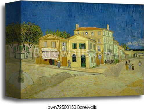 The yellow house ('The street') by Vincent Van Gogh, Canvas Print