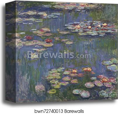 Water Lilies by Claude Monet, Canvas Print