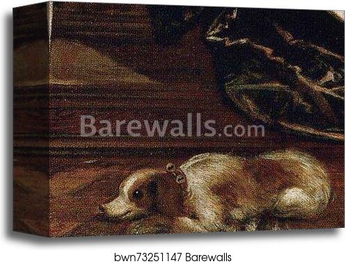 Danae. Detail by Jacopo Robusti, Called Tintoretto, Canvas Print Danae. Detail by Jacopo Robusti, Called Tintoretto, Canvas Print