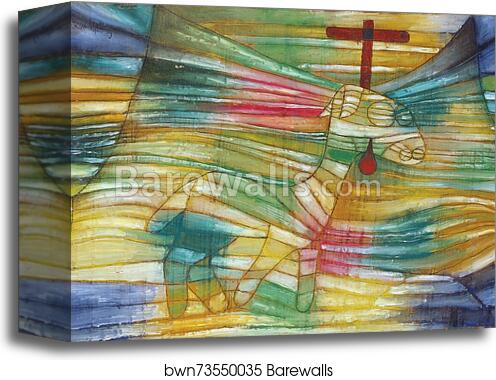 The Lamb by Paul Klee, Canvas Print