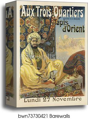 Trois Quartiers by René Péan, Canvas Print