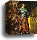 Joan of Arc at the Corronation of Charles VII in the Cathedral of Reims by Jean-Auguste-Dominique Ingres, Canvas Print
