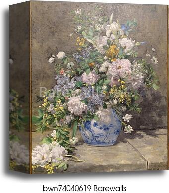 Spring Bouquet by Pierre-Auguste Renoir, Canvas Print