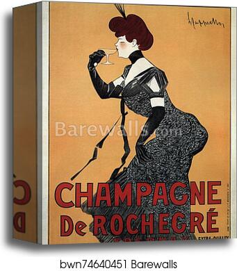 Champagne de Rochegré by Leonetto Cappiello, Canvas Print