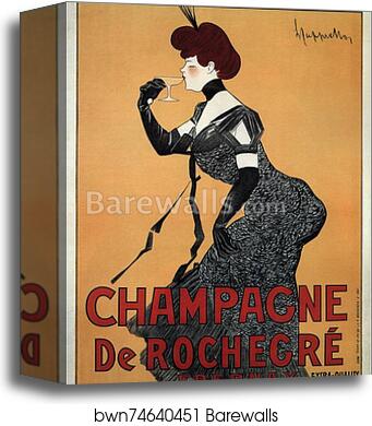 Champagne de Rochegré by Leonetto Cappiello, Canvas Print Champagne de Rochegré by Leonetto Cappiello, Canvas Print