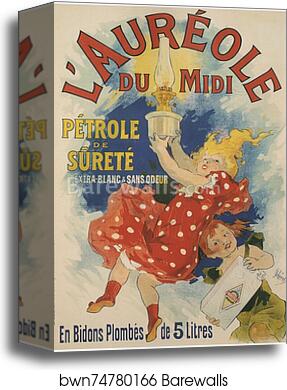 L'Auréole du Midi by Jules Chéret, Canvas Print