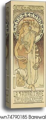 La Samaritaine by Alphonse Mucha, Canvas Print