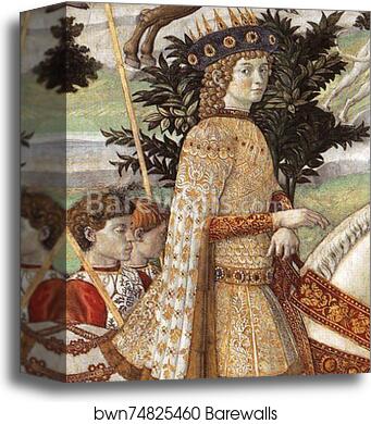 Procession of the Magus Balthazar. Detail by Benozzo Gozzoli, Canvas Print Procession of the Magus Balthazar. Detail by Benozzo Gozzoli, Canvas Print