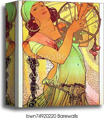 L'Estampe Moderne Salomé by Alphonse Mucha, Canvas Print