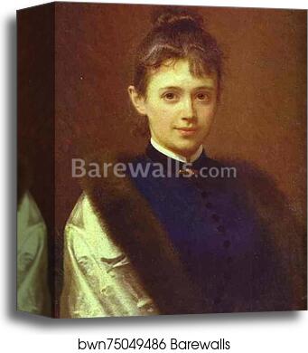 Portrait of an Unknown Woman by Ivan Kramskoy, Canvas Print Portrait of an Unknown Woman by Ivan Kramskoy, Canvas Print