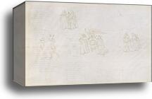 Drawings for Dante´s Divine Comedy (Purgatorio 17) by Sandro Botticelli, Canvas Print