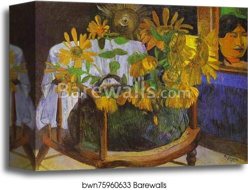Sunflowers by Paul Gauguin, Canvas Print