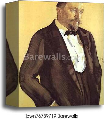 Portrait of Alexei Morozov by Valentin Serov, Canvas Print Portrait of Alexei Morozov by Valentin Serov, Canvas Print