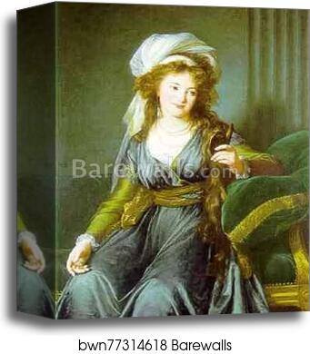 Portrait of Countess Catherine Skavronskaya by Louise-Elisabeth Vigée-Lebrun, Canvas Print