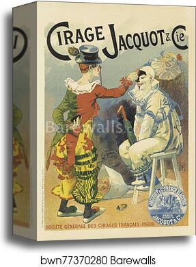 Cirage Jacquot et Cie by Lucien Lefèvre, Canvas Print