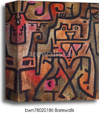 Forest Witches by Paul Klee, Canvas Print