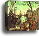 The Legend of St. Ursula: Arrival in Cologne by Vittore Carpaccio, Canvas Print
