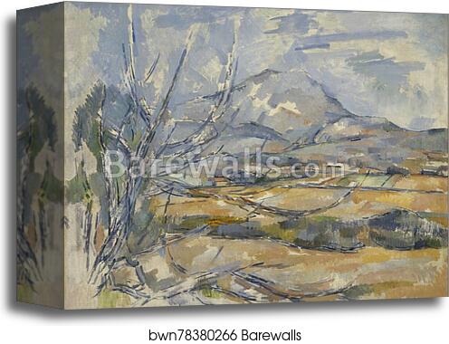 Montagne Sainte-Victoire by Paul Cézanne, Canvas Print
