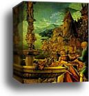 The Rest on the Flight into Egypt by Albrecht Altdorfer, Canvas Print