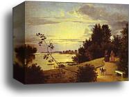 View on Yelagin Island in St. Petersburg by Ivan Khrutsky, Canvas Print