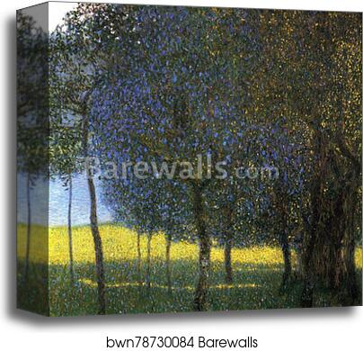 Fruit Trees by Gustav Klimt, Canvas Print