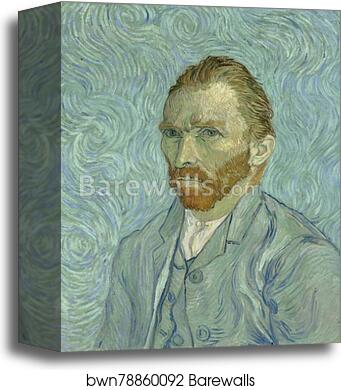 Self-portrait by Vincent Van Gogh, Canvas Print