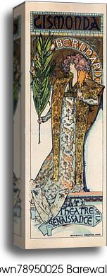 Gismonda by Alphonse Mucha, Canvas Print