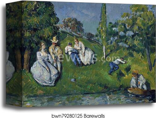 The Pond by Paul Cézanne, Canvas Print