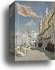 Hôtel des roches noires. Trouville by Claude Monet, Canvas Print
