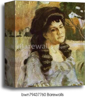 Portrait of a Lady by Victor Borisov-Musatov, Canvas Print Portrait of a Lady by Victor Borisov-Musatov, Canvas Print