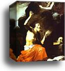 St. Jerome and the Angel of Judgment by Jusepe De Ribera, Canvas Print